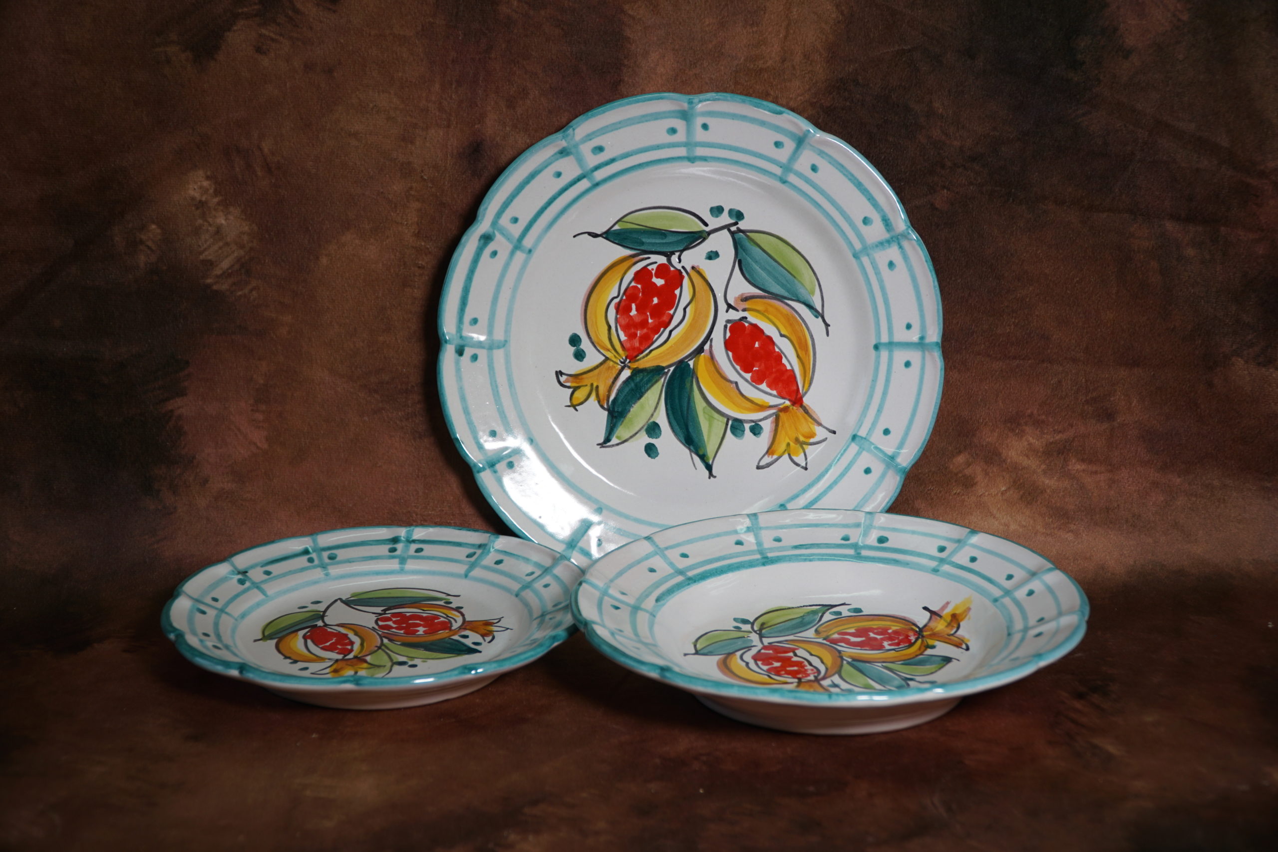 Set piatti decoro “frutta”