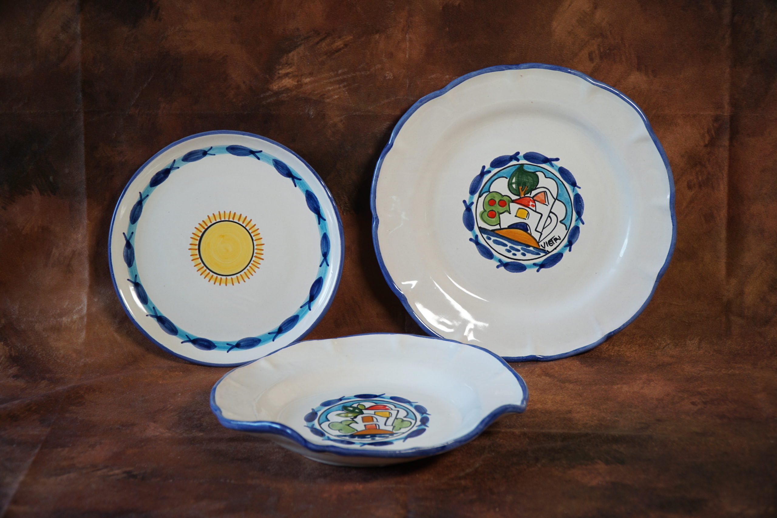 Set piatti decoro “isolotto”