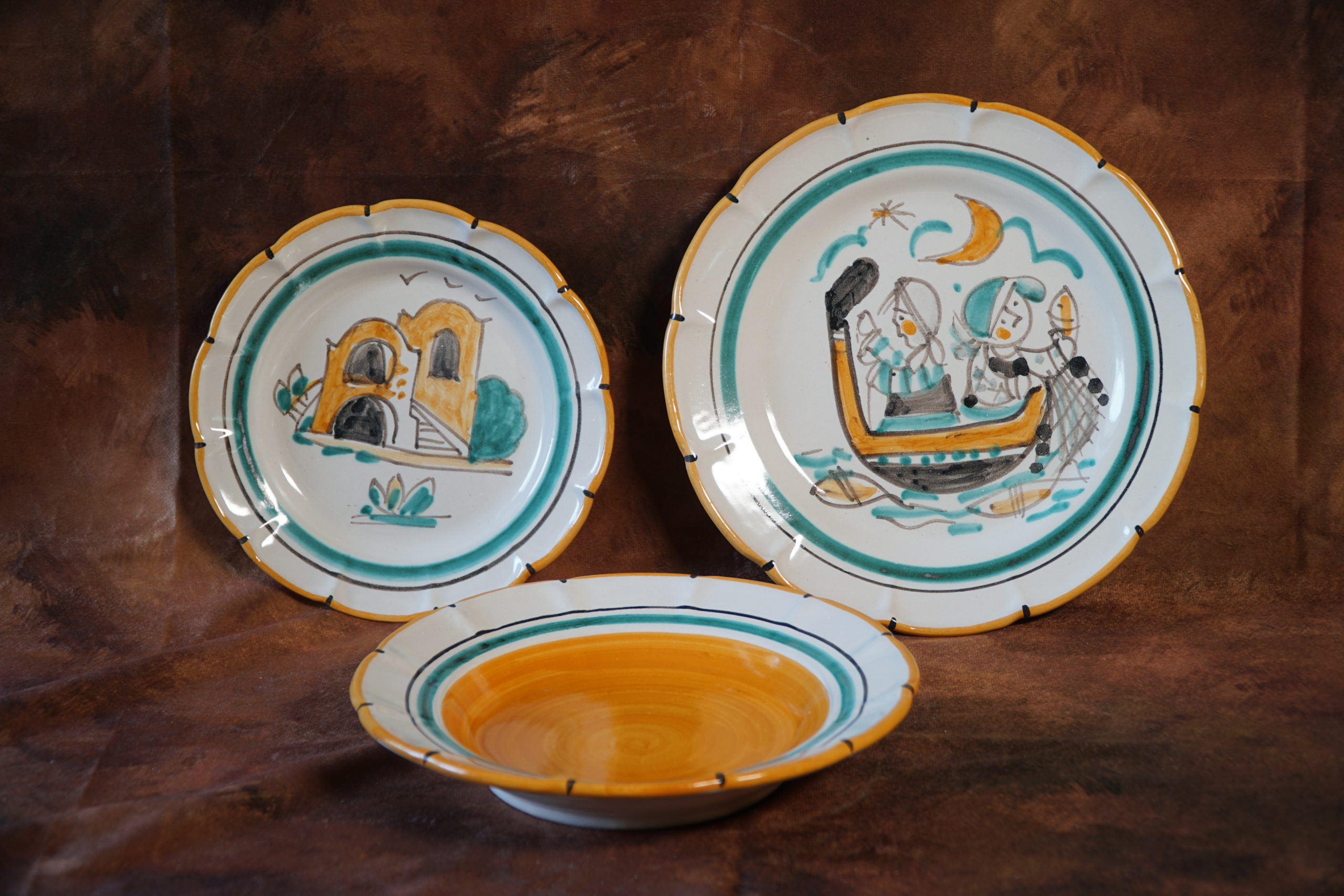 Set piatti decoro “naif”