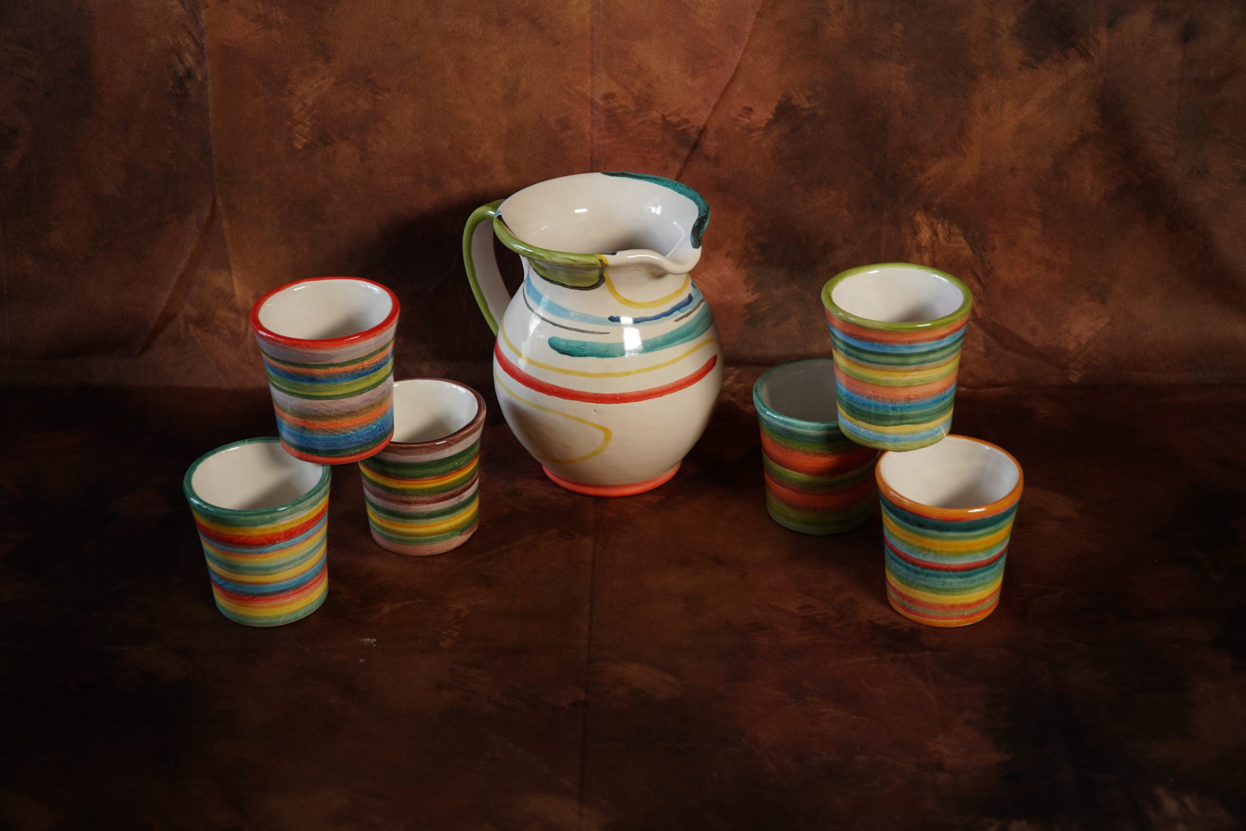 Set brocca con bicchieri “emma”