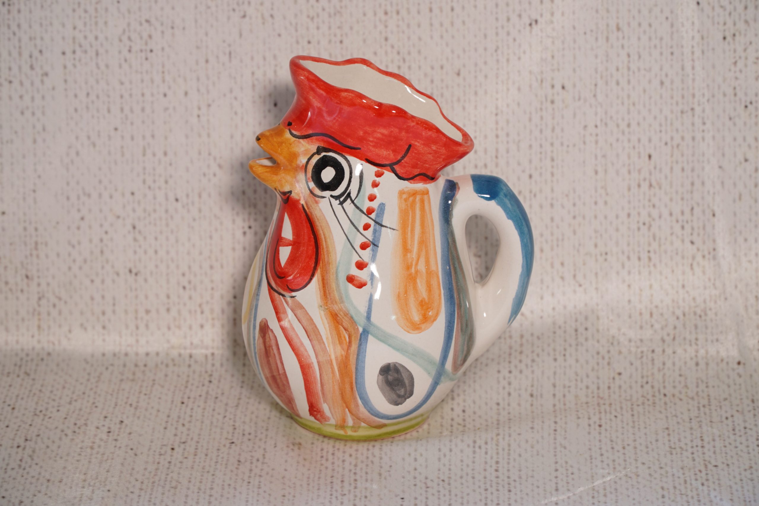 Brocca gallo decoro “astratto”