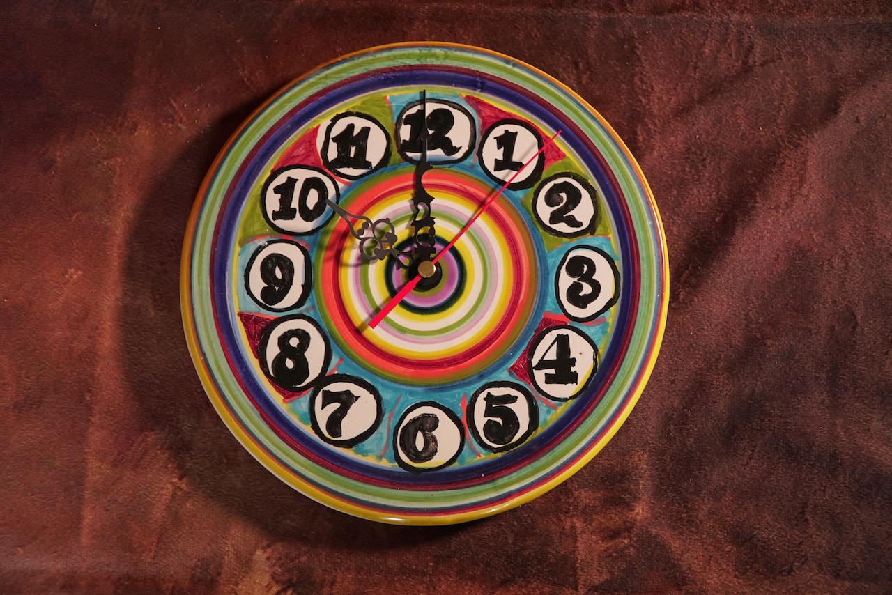 Orologio decoro “astratto”