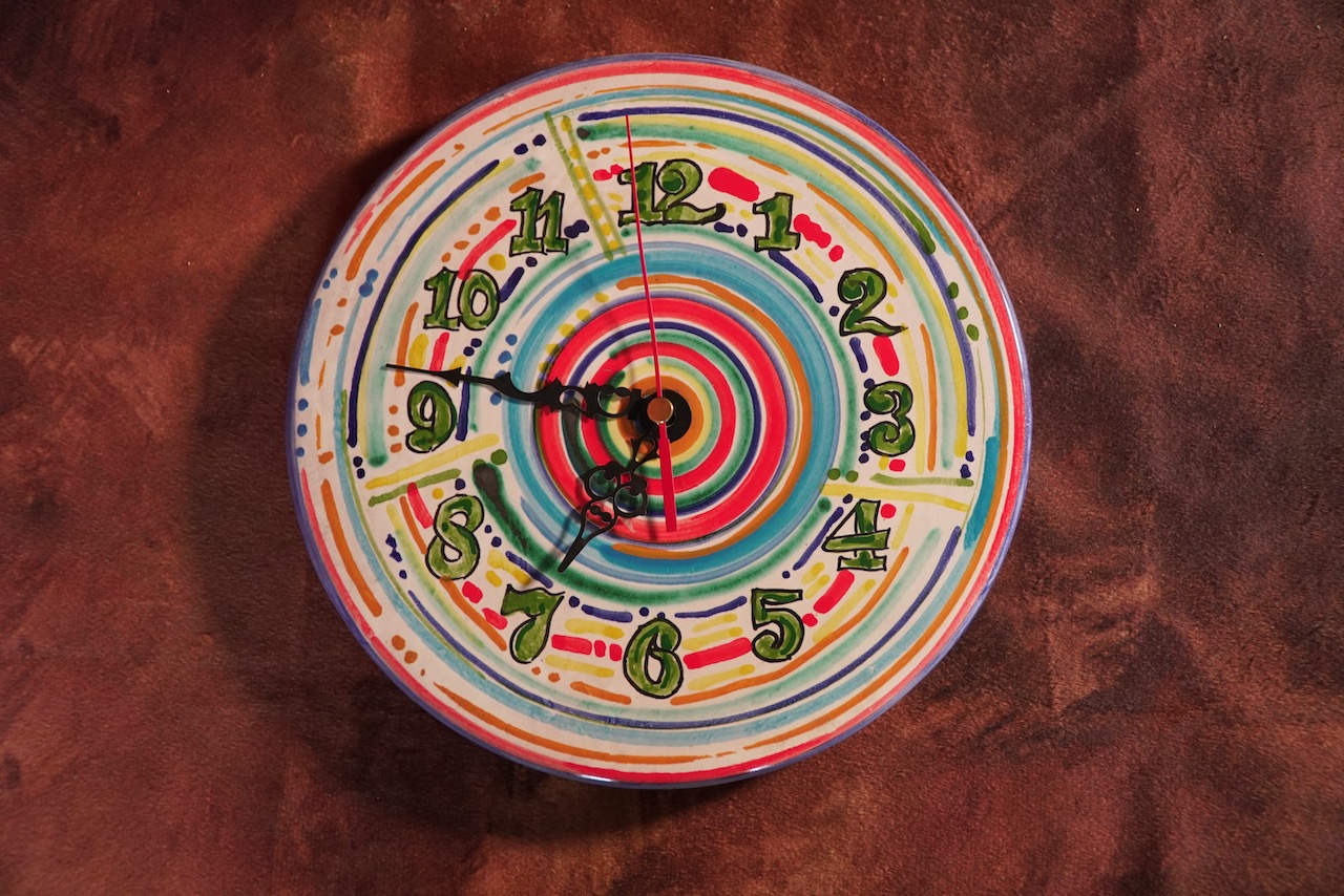 Orologio decoro “astratto”
