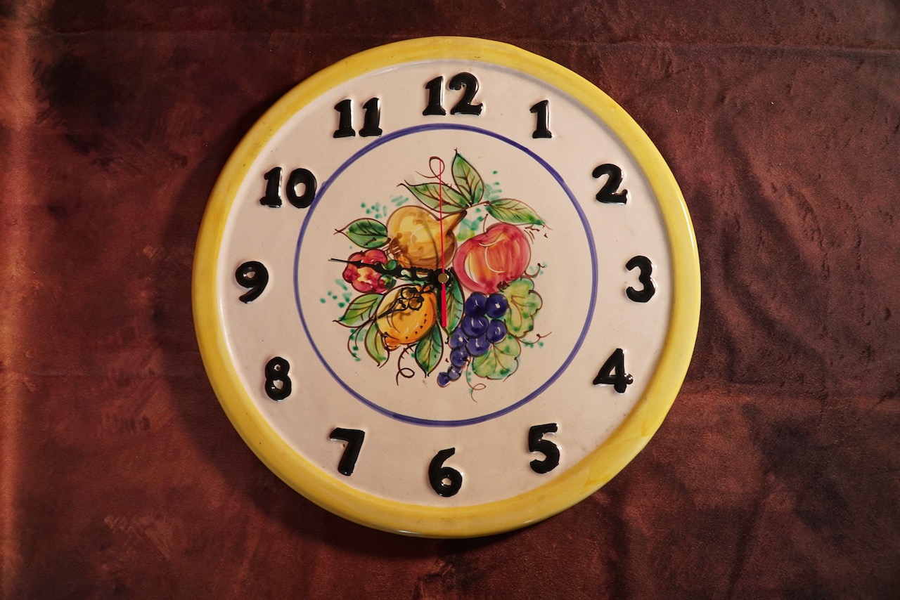 Orologio decoro “frutta”
