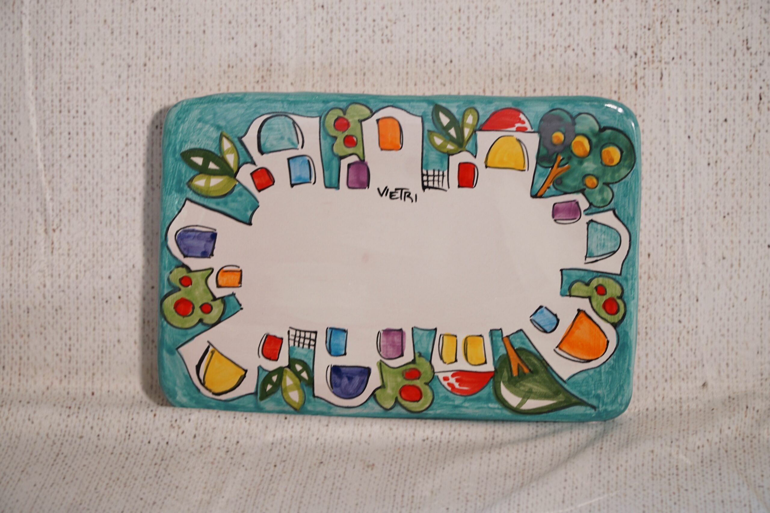Vassoio decoro “casette”