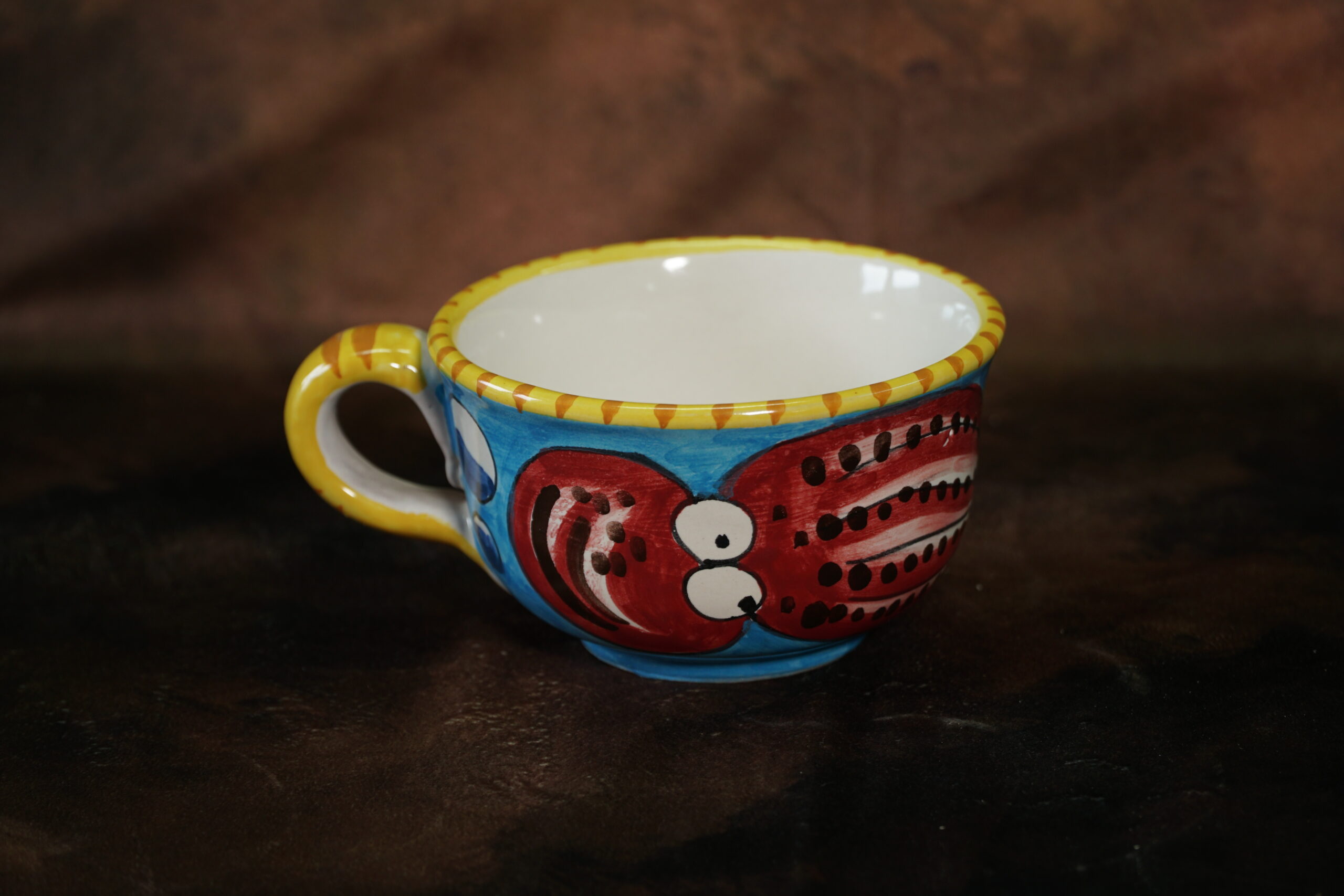 Tazza da colazione decoro “aquarium”