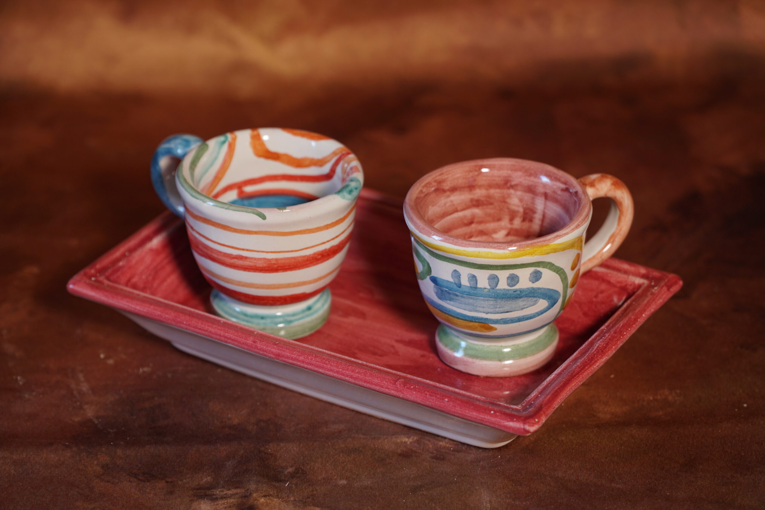 Set da caffè decoro “astratto”