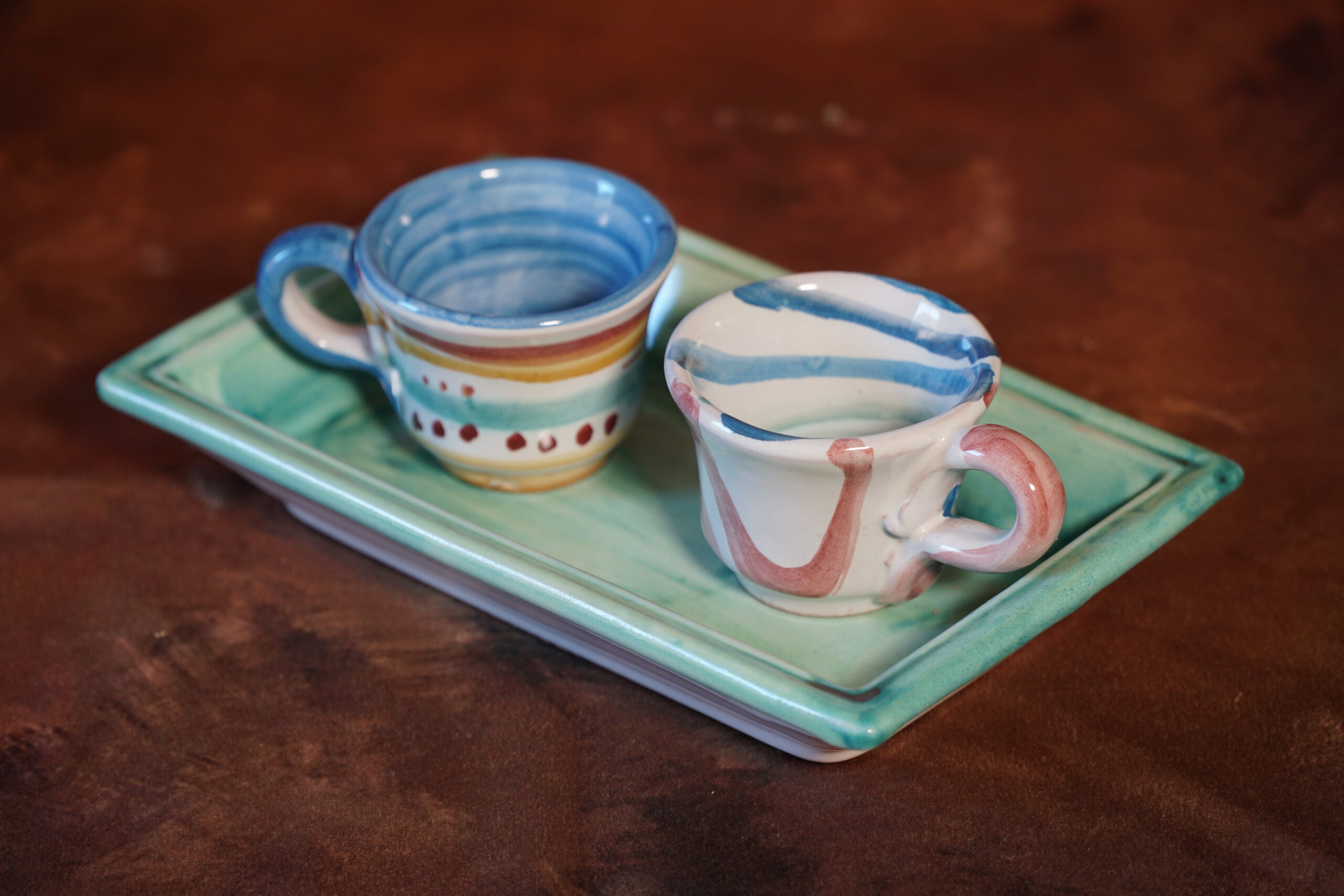 Set da caffè decoro “astratto”