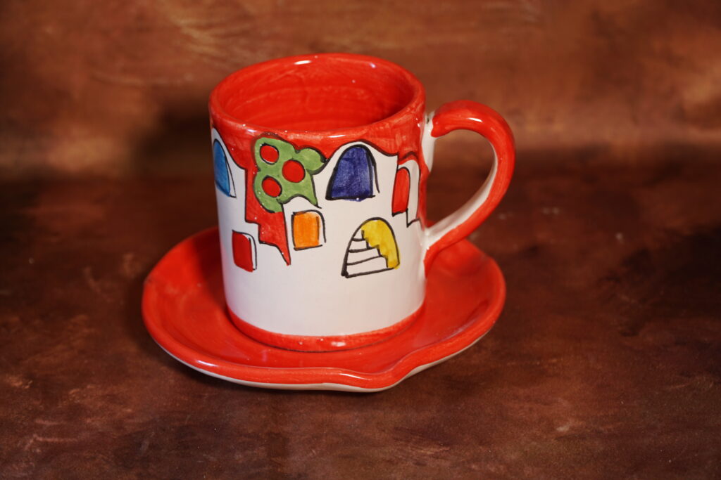 Mug decoro "casette"