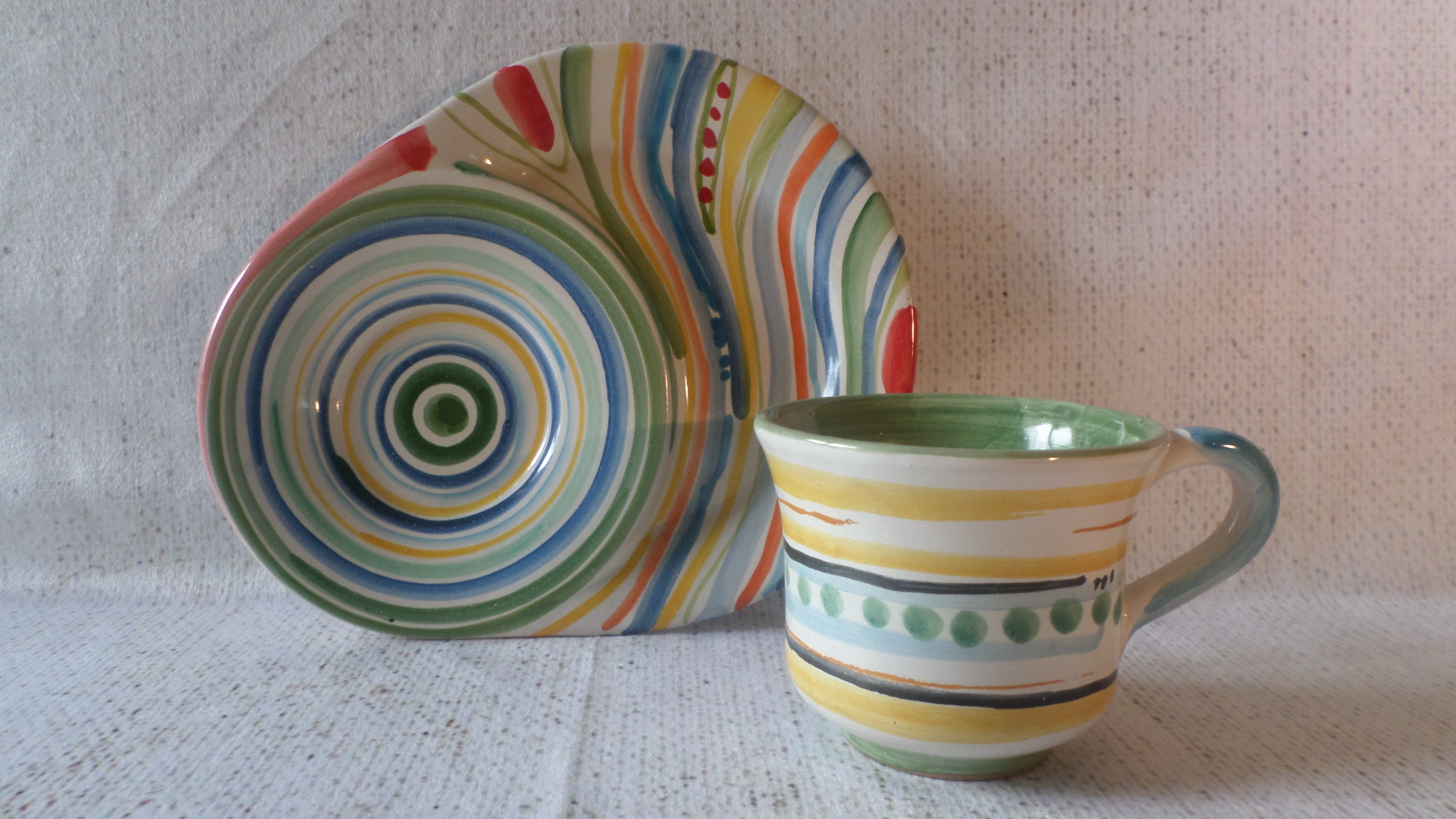 Tazza da colazione decoro “astratto”