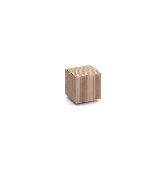 Scatola avana 8x8x8 cm