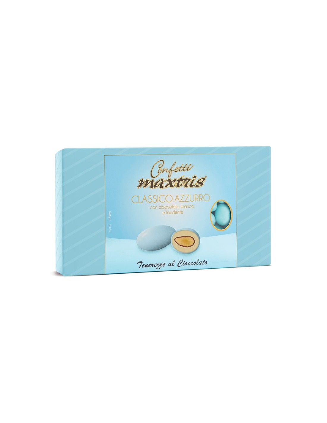 Confetti Maxtris mandorla e cioccolato celeste