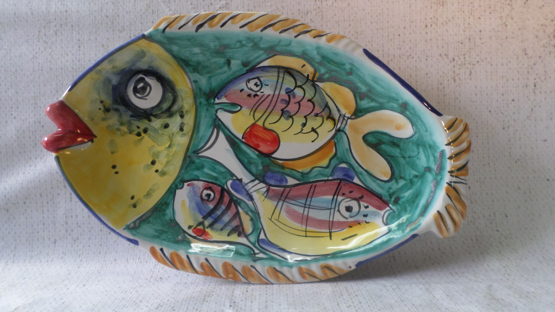 Piatto pesce ovale